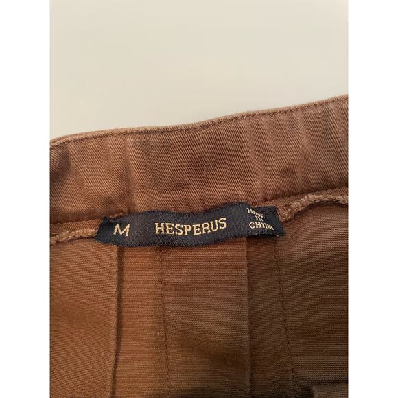 Women’s Brown Pleated Mini Skirt Size Med 26” Waist Rayon Blend - Picture 2 of 6